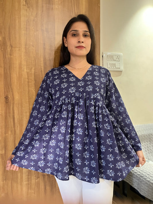 Peplum Style  short Kurti